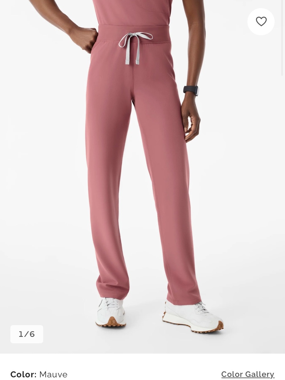 Figs Livingston pink mauve scrub pants
